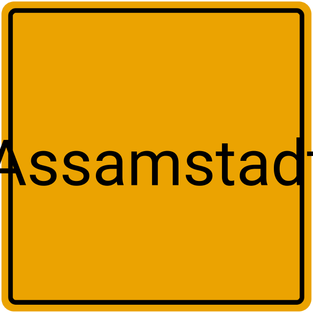 Meldebestätigung Assamstadt