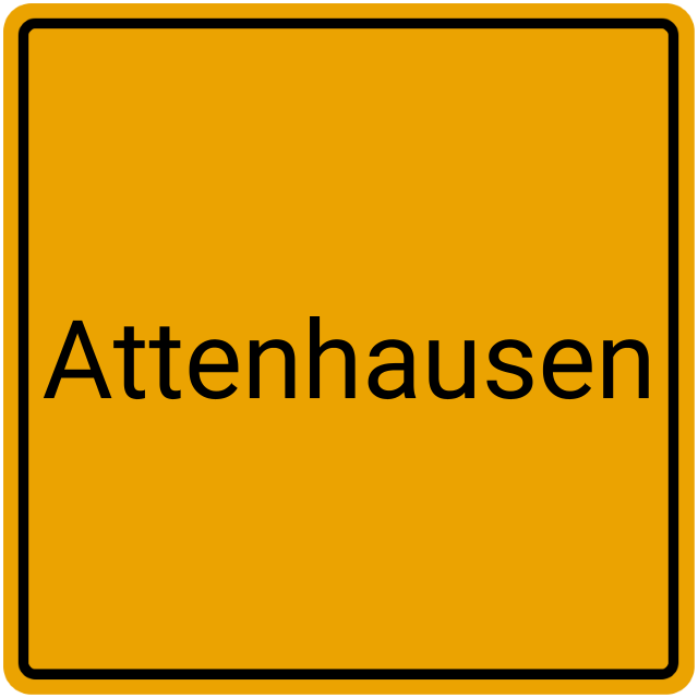 Meldebestätigung Attenhausen