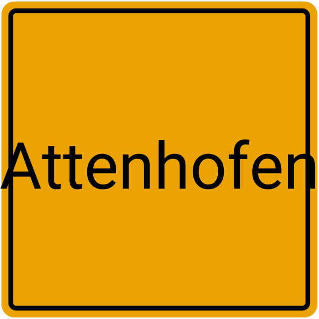 Meldebestätigung Attenhofen