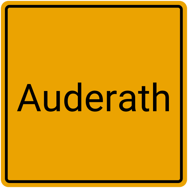 Meldebestätigung Auderath