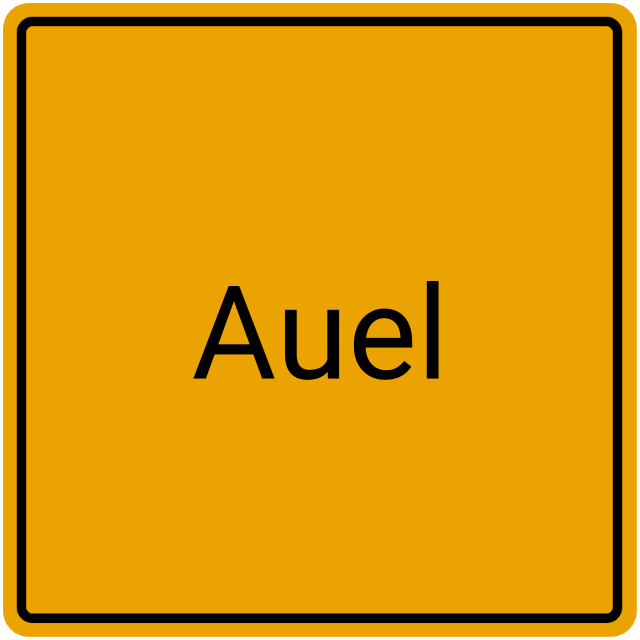 Meldebestätigung Auel