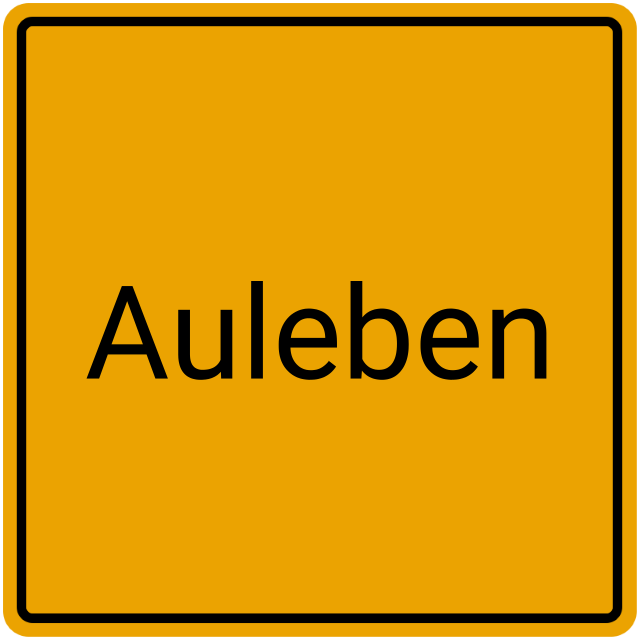 Meldebestätigung Auleben