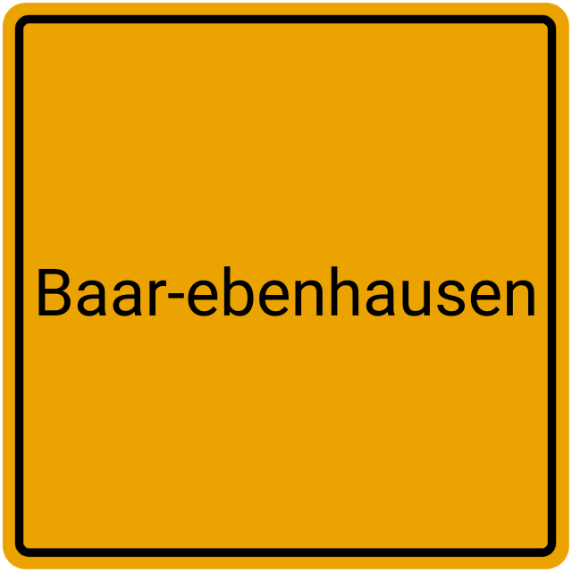 Meldebestätigung Baar-Ebenhausen