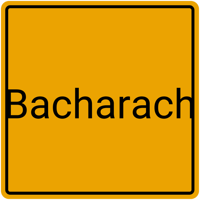 Meldebestätigung Bacharach