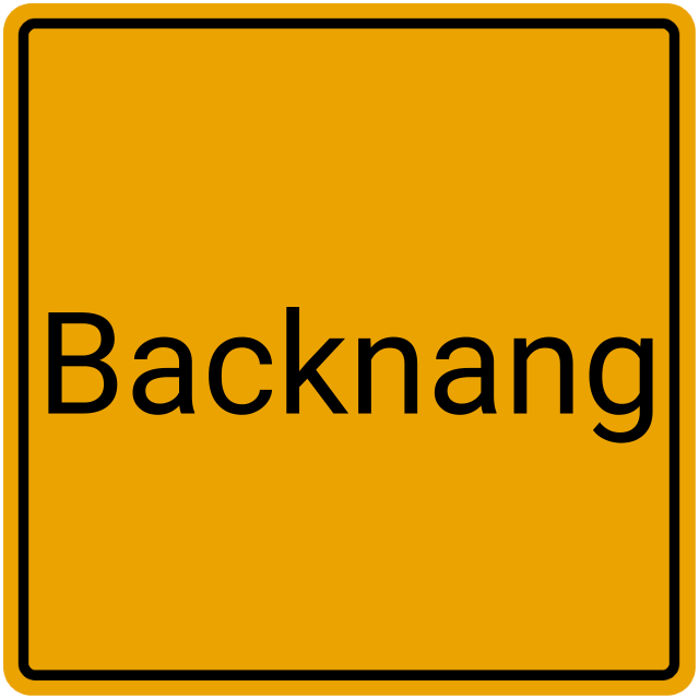 Meldebestätigung Backnang