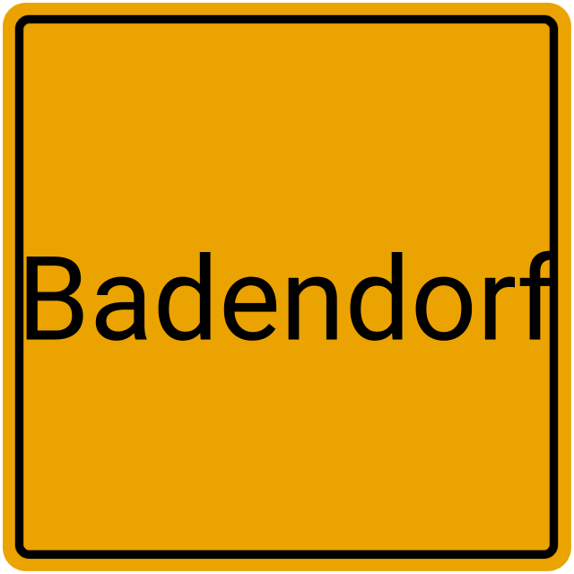 Meldebestätigung Badendorf