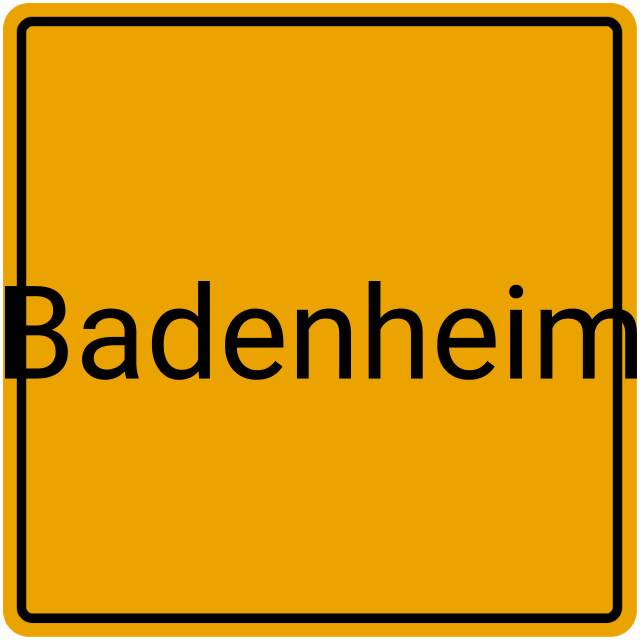Meldebestätigung Badenheim