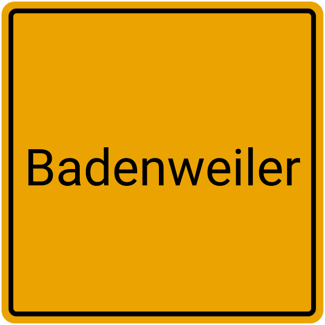 Meldebestätigung Badenweiler