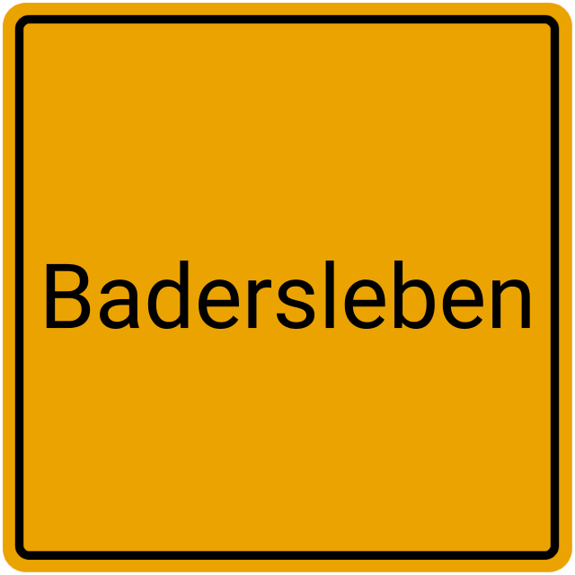 Meldebestätigung Badersleben