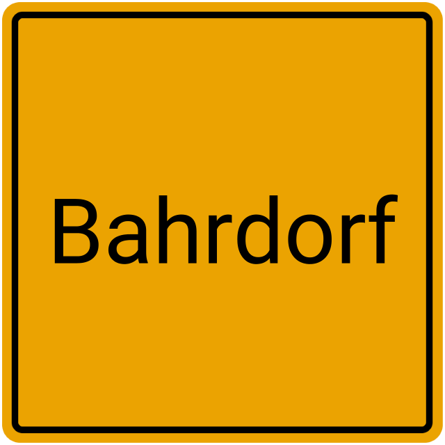 Meldebestätigung Bahrdorf