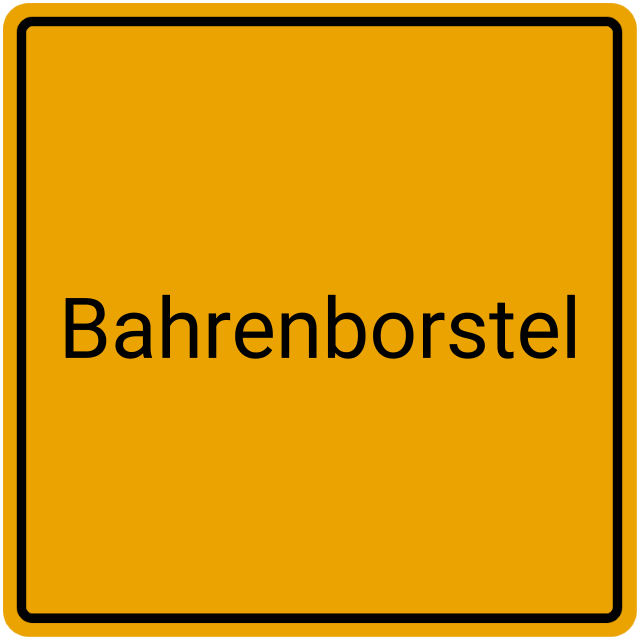 Meldebestätigung Bahrenborstel