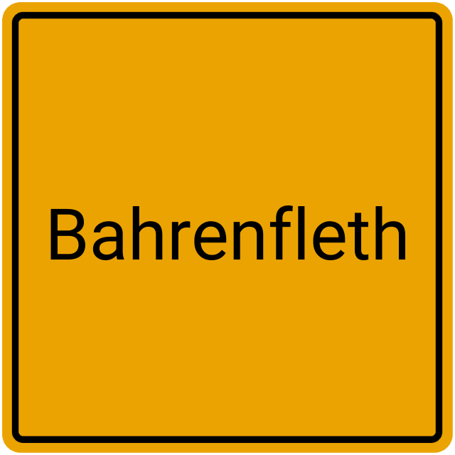 Meldebestätigung Bahrenfleth