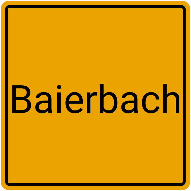 Meldebestätigung Baierbach