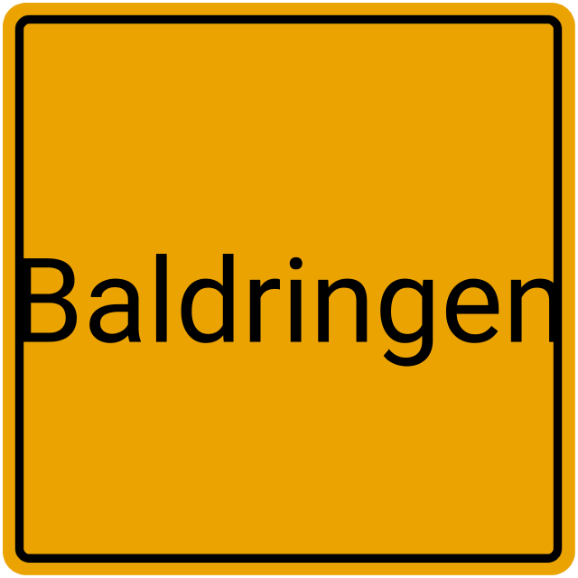 Meldebestätigung Baldringen