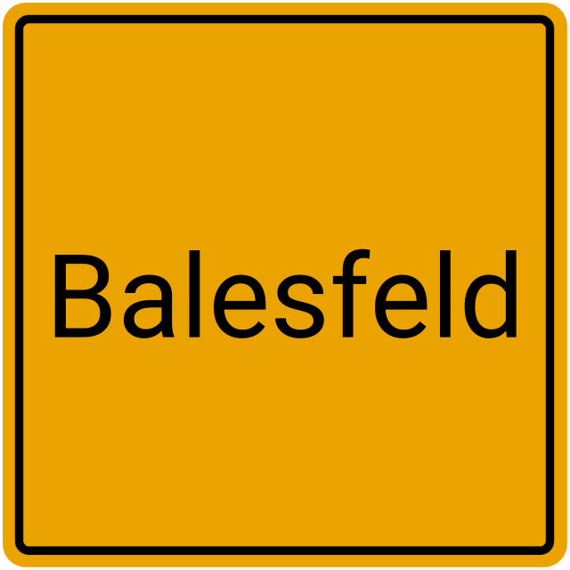 Meldebestätigung Balesfeld