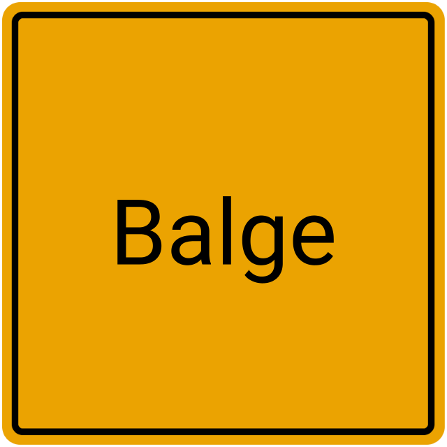 Meldebestätigung Balge