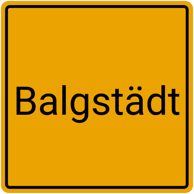 Meldebestätigung Balgstädt