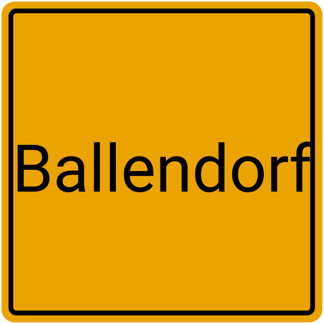 Meldebestätigung Ballendorf