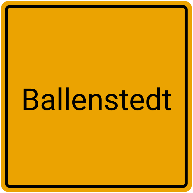 Meldebestätigung Ballenstedt