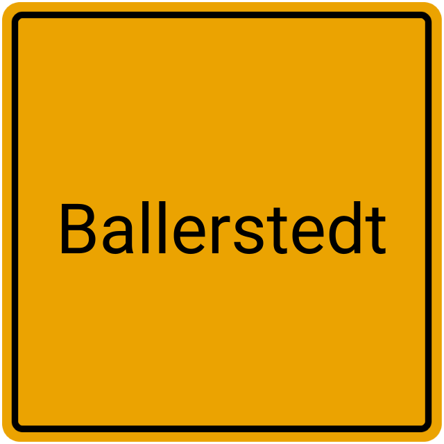 Meldebestätigung Ballerstedt