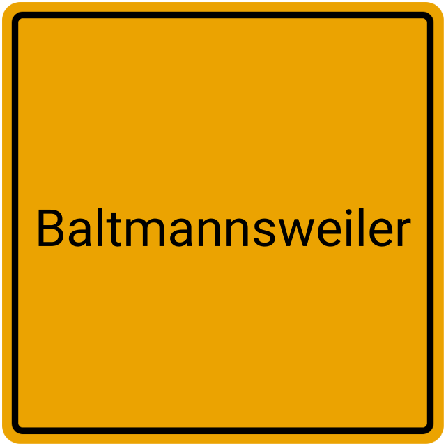 Meldebestätigung Baltmannsweiler