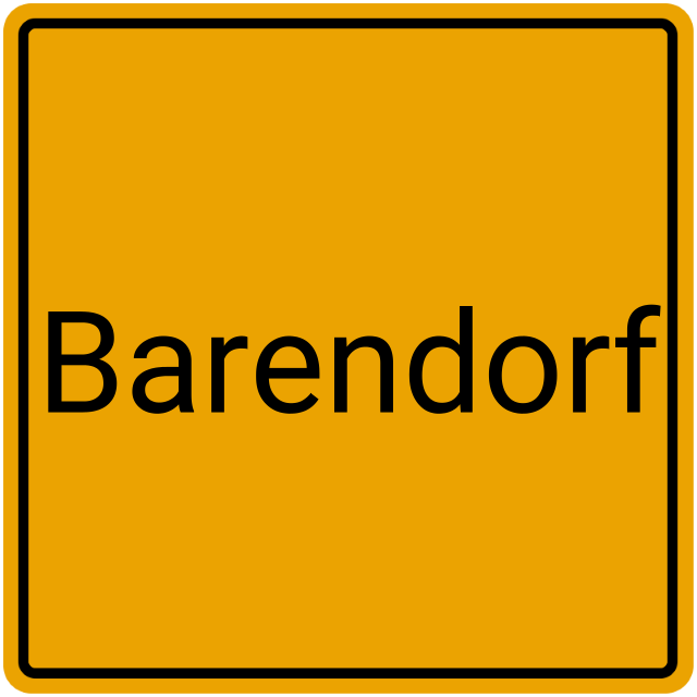 Meldebestätigung Barendorf