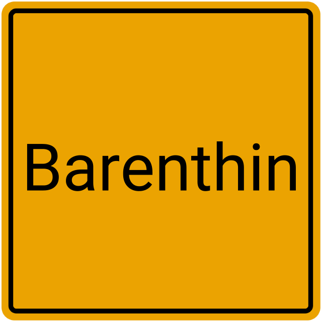 Meldebestätigung Barenthin