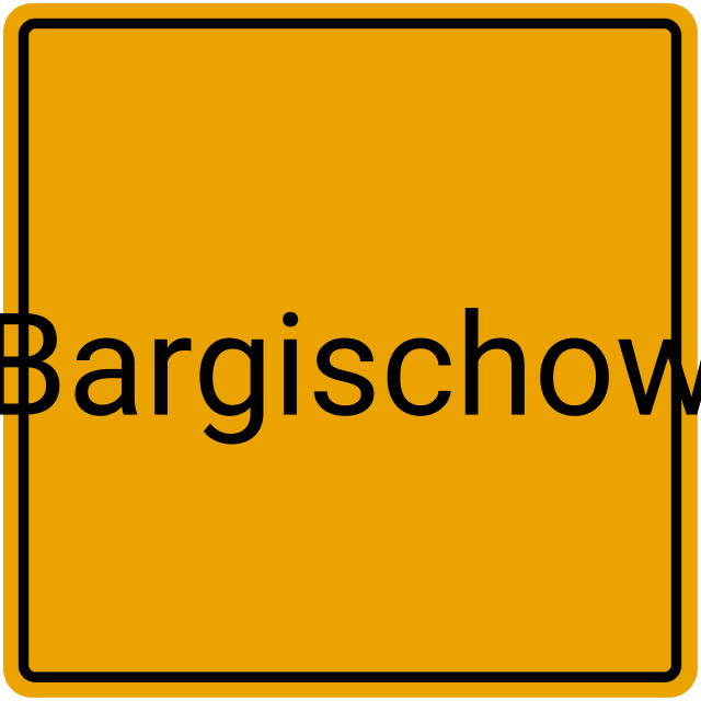 Meldebestätigung Bargischow