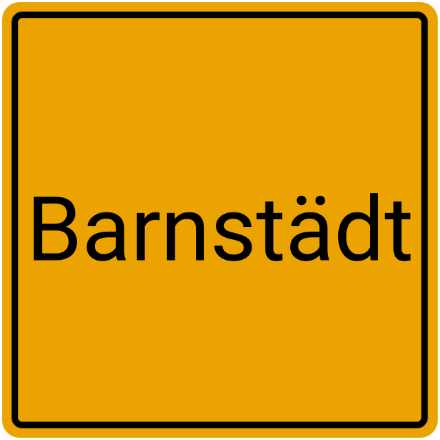 Meldebestätigung Barnstädt