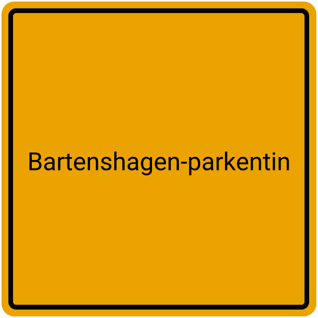 Meldebestätigung Bartenshagen-Parkentin