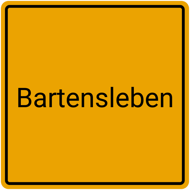 Meldebestätigung Bartensleben