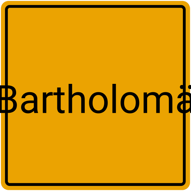 Meldebestätigung Bartholomä
