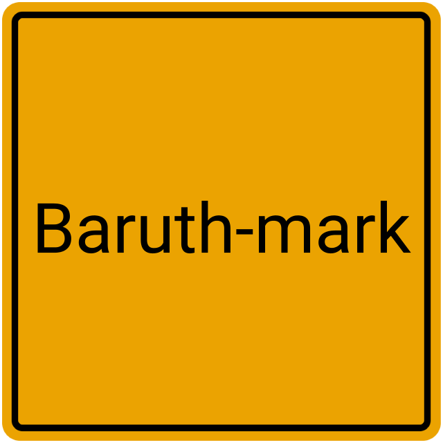 Meldebestätigung Baruth-Mark