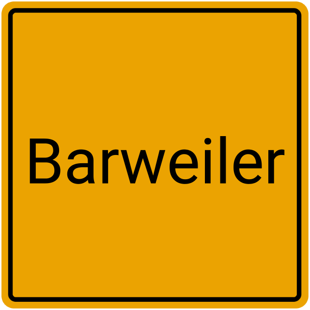 Meldebestätigung Barweiler