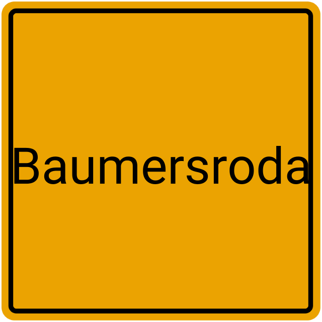 Meldebestätigung Baumersroda