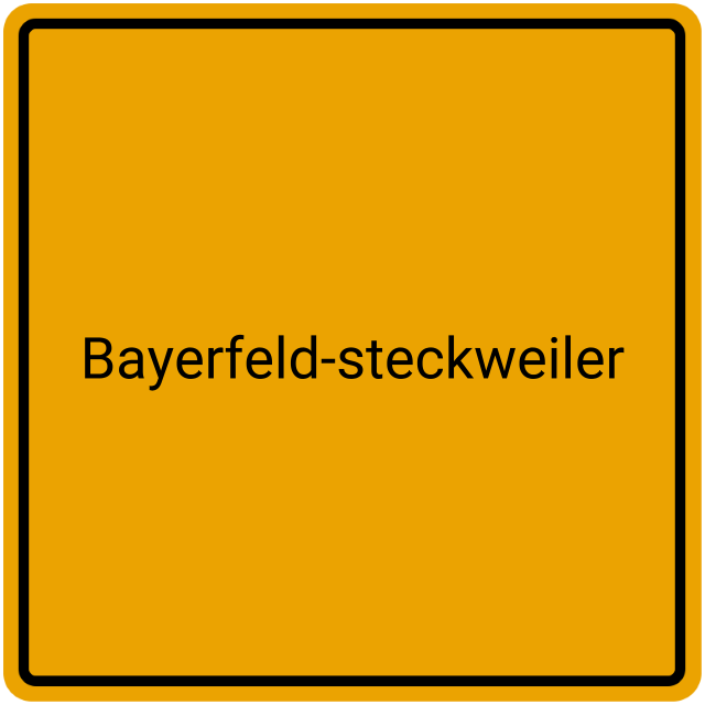 Meldebestätigung Bayerfeld-Steckweiler