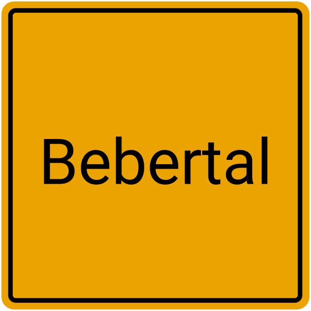 Meldebestätigung Bebertal
