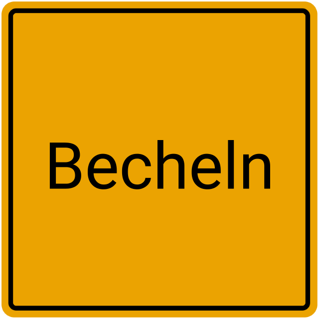 Meldebestätigung Becheln