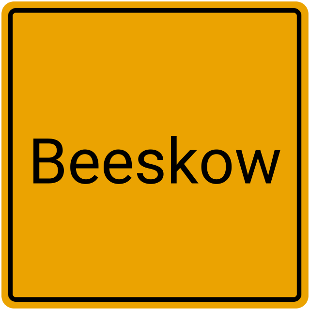 Meldebestätigung Beeskow