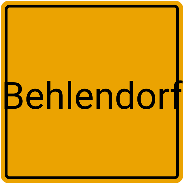 Meldebestätigung Behlendorf