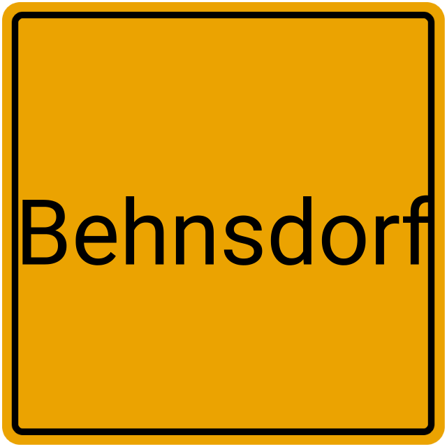 Meldebestätigung Behnsdorf