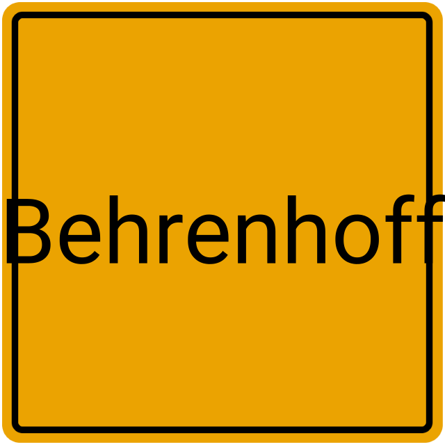 Meldebestätigung Behrenhoff