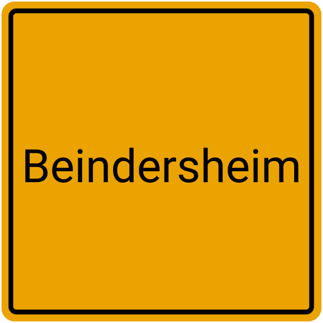 Meldebestätigung Beindersheim