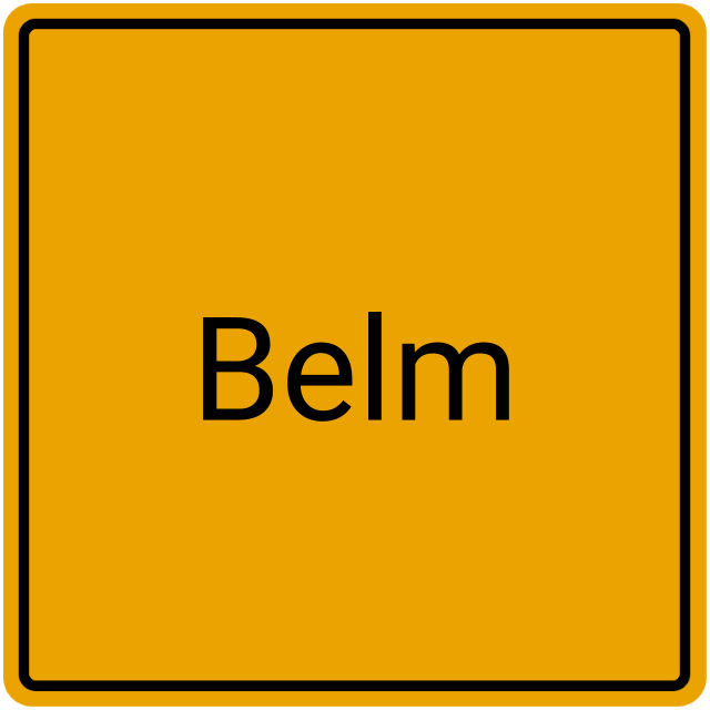 Meldebestätigung Belm