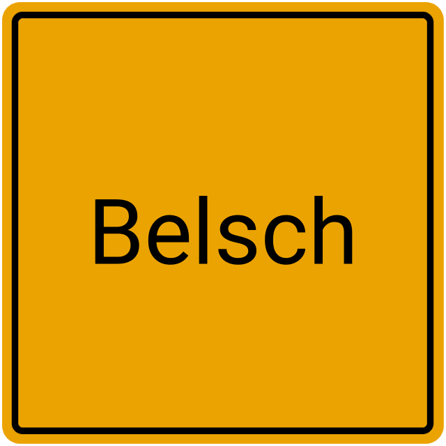 Meldebestätigung Belsch