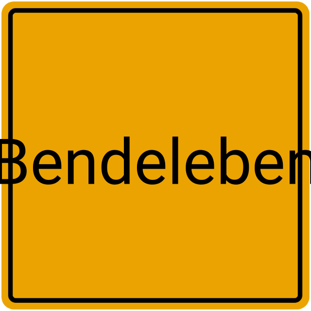 Meldebestätigung Bendeleben