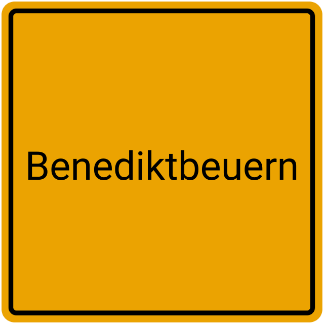 Meldebestätigung Benediktbeuern