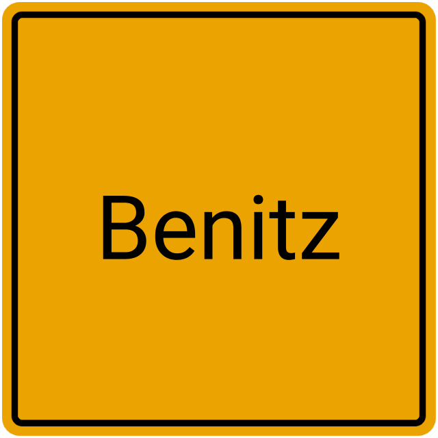 Meldebestätigung Benitz