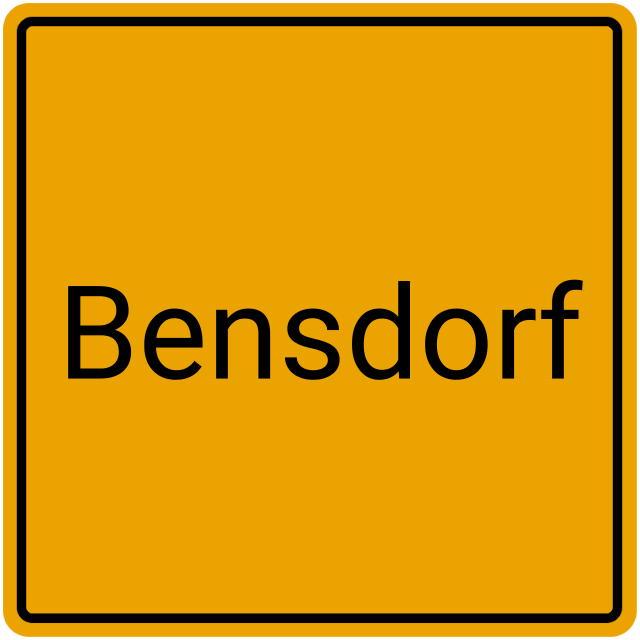 Meldebestätigung Bensdorf