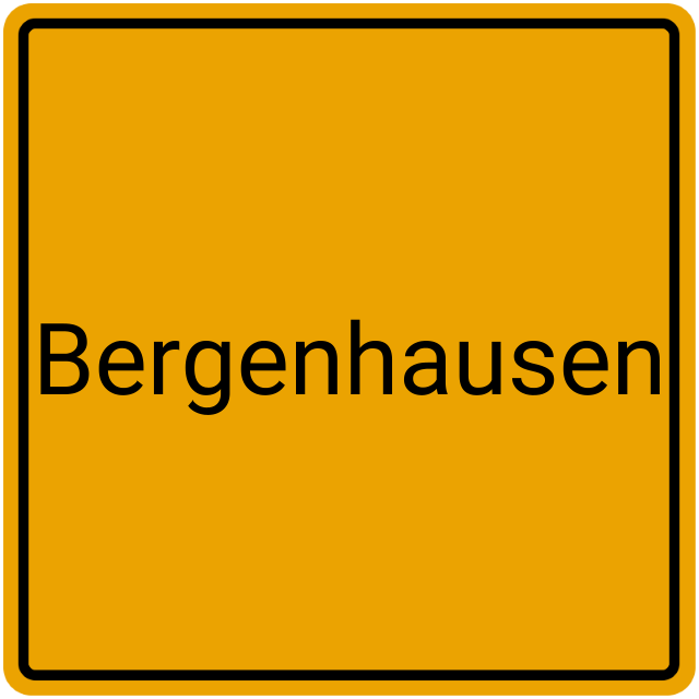 Meldebestätigung Bergenhausen